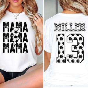 Comfort Colors® Soccer Mama Shirt, Custom Soccer Mom Shirt, Soccer Game Day Mom Shirt, Mothers day shirt, Soccer fan shirt, Sport Mama image 5
