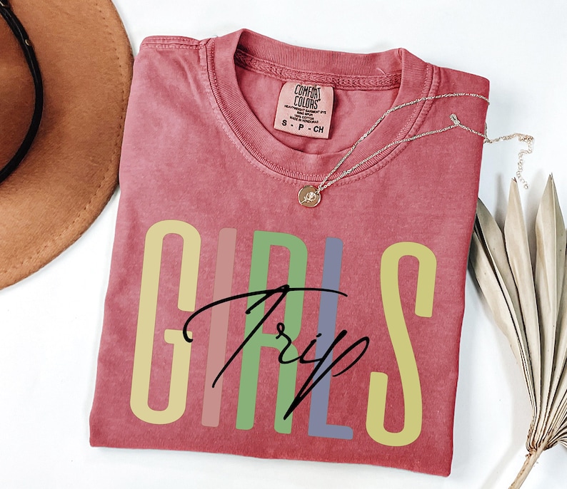 Comfort Colors Girls Trip Shirt, Girls Night Out Shirt , Custom Girls Trip Shirt, Personalized Girls Trip Shirt, Girls Weekend, Besties trip bild 6