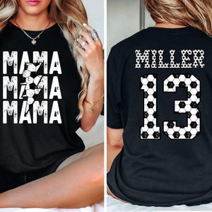Comfort Colors® Soccer Mama Shirt, Custom Soccer Mom Shirt, Soccer Game Day Mom Shirt, Mothers day shirt, Soccer fan shirt, Sport Mama image 7