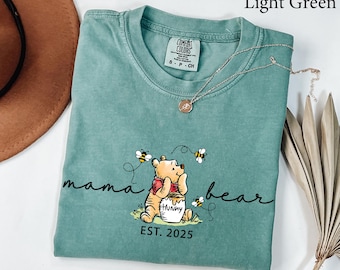 Comfort Colors® Mama Bear Shirt, Mama Shirt, Mothers Day gift, New Mama gift, Funny Mom gift, Baby shower gift, Pregnancy Announcement Shirt