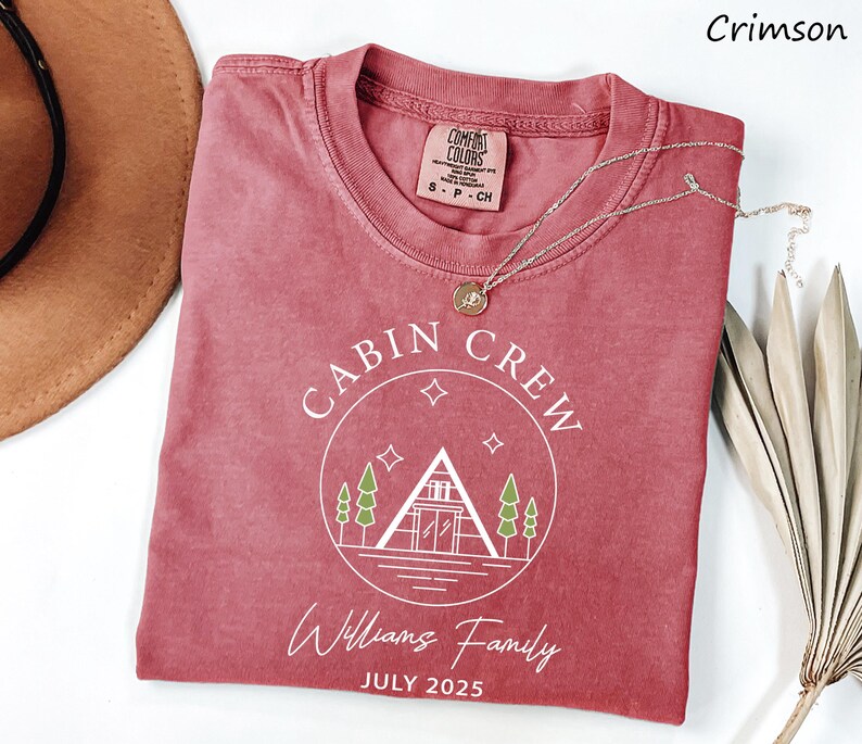 Comfort Colors, Cabin Crew Shirts, Bachelorette Party Shirt, Custom Family Vacation Shirt, Personalized Girls Trip, Birthday Trip gift Shirt image 5