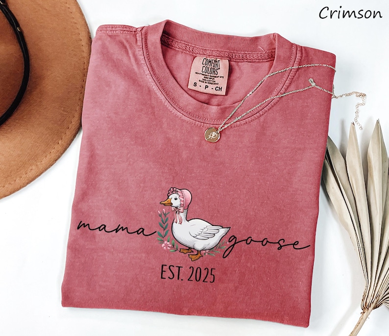 Comfort Colors® Mama Goose Shirt, Funny Mama Shirt, Mothers Day gift, New Mama gift, Funny Mom gift, Goose Mama Shirt, Mama Gift Shirt bild 3