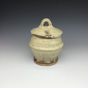 Small covered jar image 1