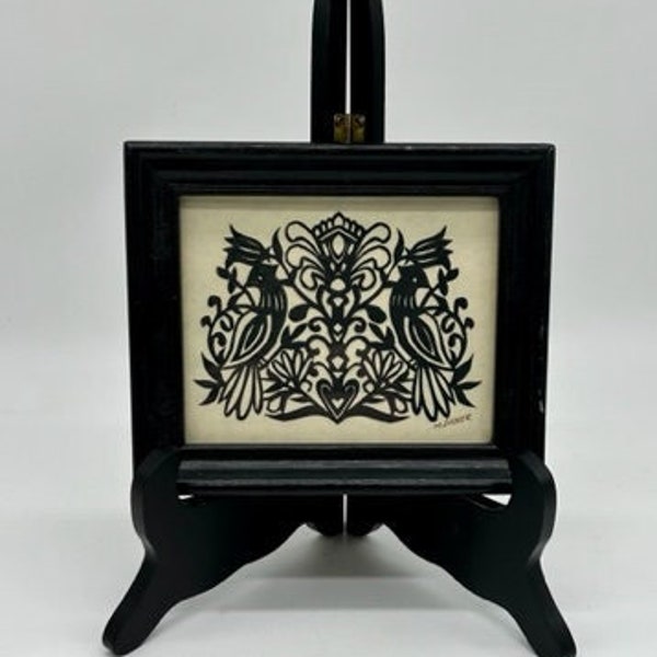 Scissor Cutting Folk Art Etsy