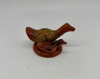 Breininger Pottery Pair of Birds (1985)