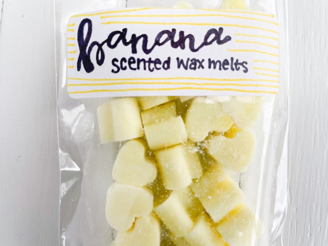 Banana Wax Melt Yellow Wax Melt Soy Wax Melt Candle Gift Etsy