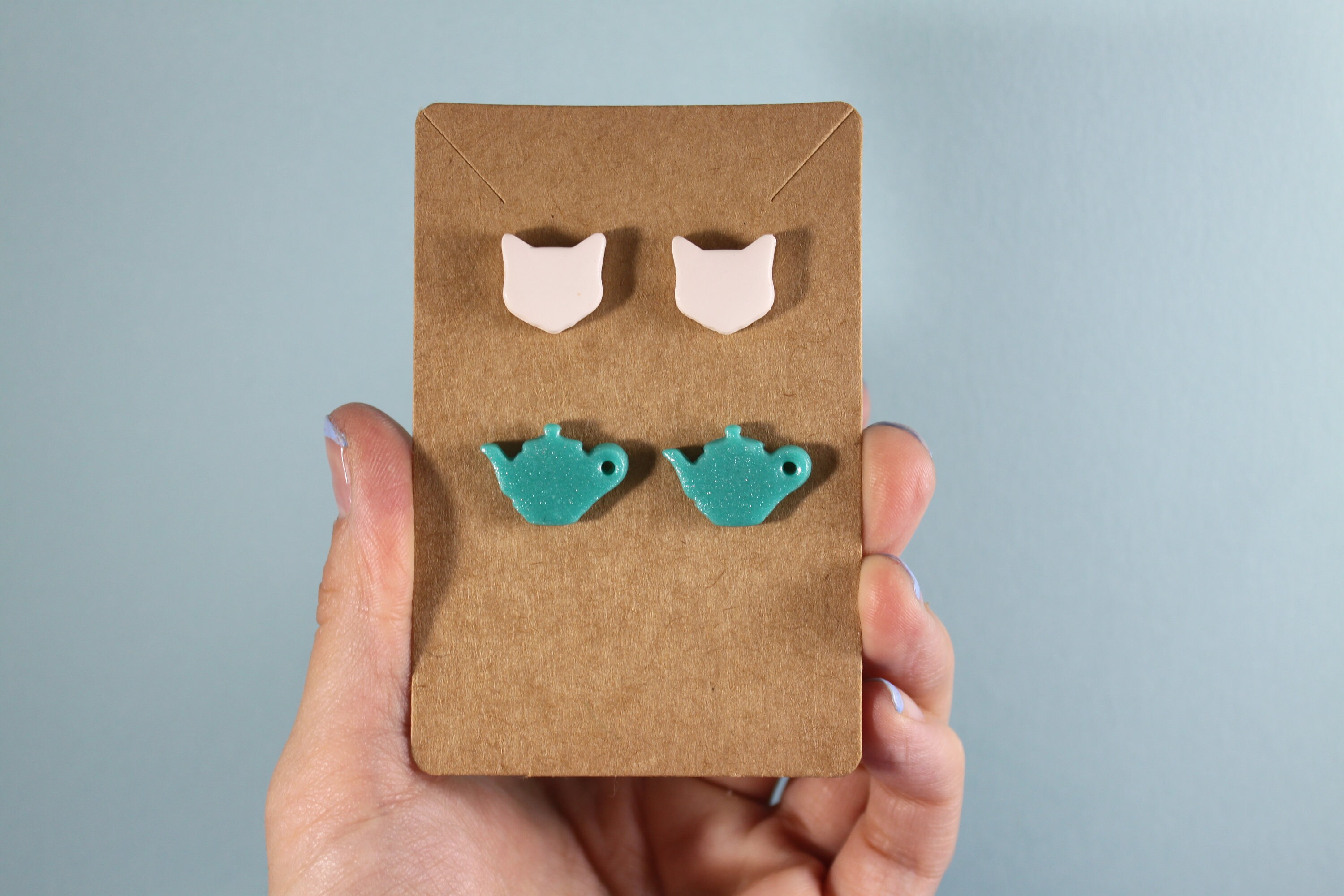 Tribute to Office Ladies Podcast Teapots and Cats Stud Etsy