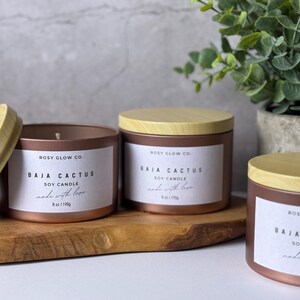 Handmade Soy Candle – Scented Gift for Her – Eco-Friendly Modern Candle – Clean Burn – Relaxing Aromatherapy - Self Care