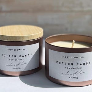 Handmade Soy Candle Gift for Her – Clean Burn – Eco-Friendly – Relaxing Scent – Aromatherapy – Modern Home Decor – Self Care