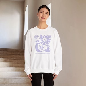 Sweat-shirt ras du cou « Univers bohème toujours en croissance et éclatant », pulls unisexes, mode confortable, parfait pour une tenue décontractée, cadeau pour les amoureux de l'espace