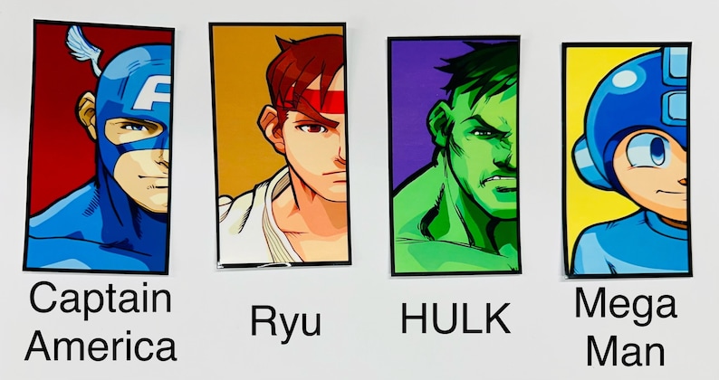 Marvel Vs Capcom Stickers - Etsy