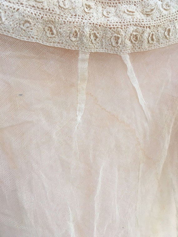 Victorian Net and Lace Blouse - image 7