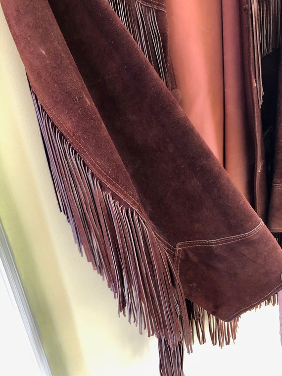 Easy Rider 1970's Suede Fringe Jacket - image 8