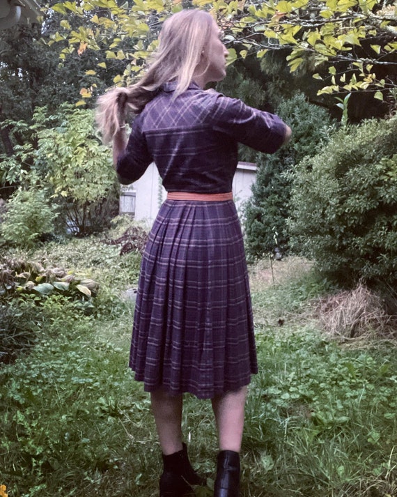 1950s Plaid Shirtwaist - image 5