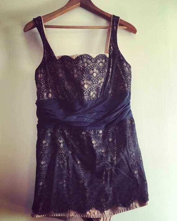 Vintage Bombshell Pin up swimsuit
