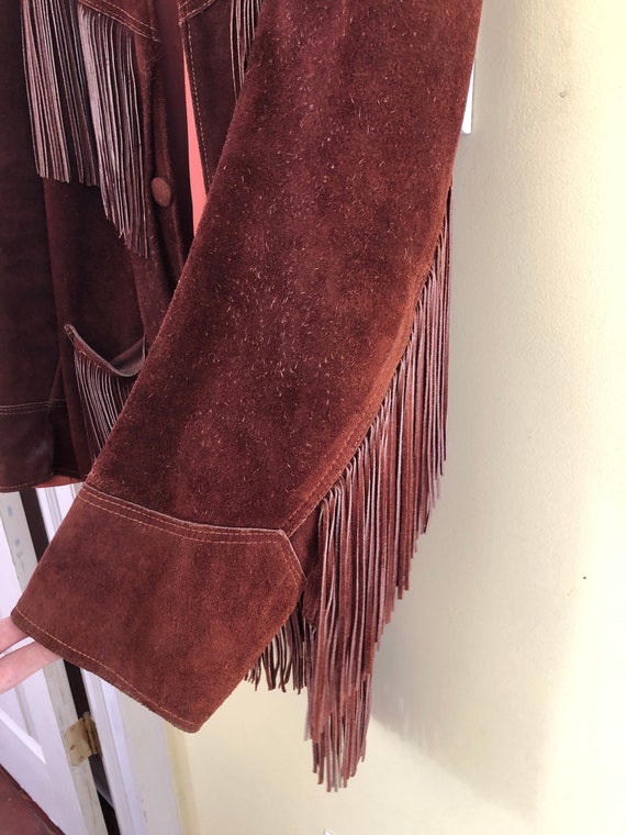Easy Rider 1970's Suede Fringe Jacket - image 7