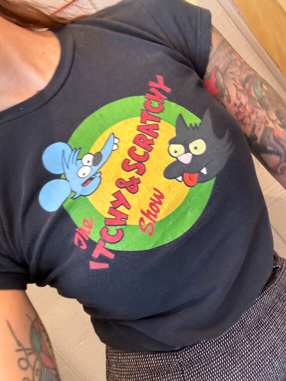 Original! Itchy and Scratchy Simpsons studio shirt