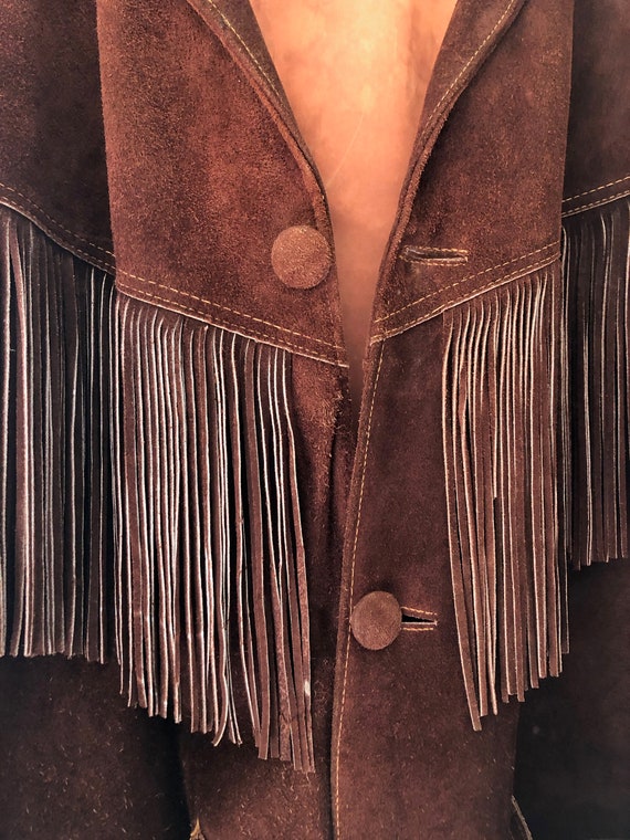 Easy Rider 1970's Suede Fringe Jacket - image 1
