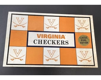 Collegiate Checkers - University of Virginia Cavaliers VS Virginia Tech Vintage