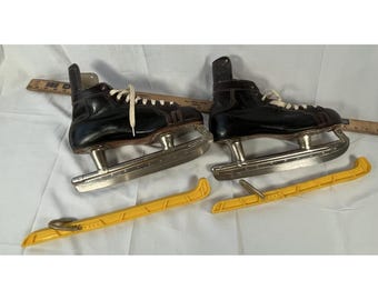 Paire De Lames De Patins à Glace Bauer Invictus - Vintage