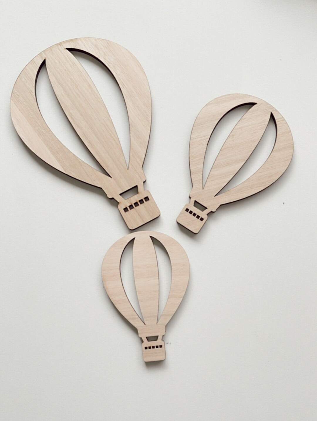 Wooden Hot Air Balloon Wall Art for Kids or Nursery Walls Etsy Australia