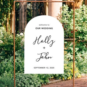 Vertical Acrylic Sign - Acrylic Wedding Welcome Sign - Custom Acrylic Sign With Painted Background - Hanging Acrylic Sign - Event Sign AHS07