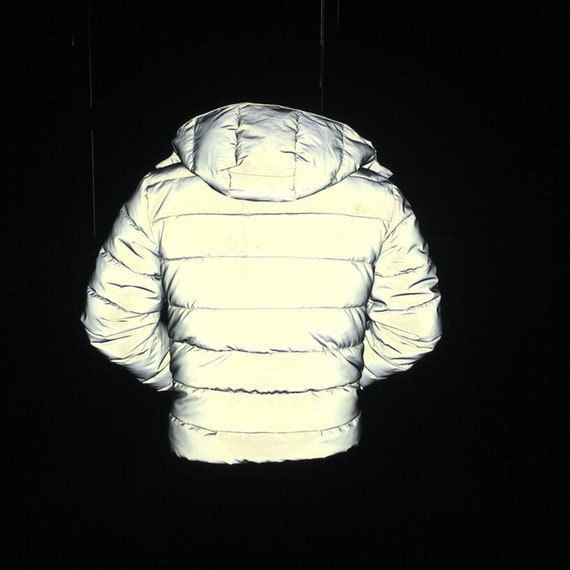 White reflective cheap jacket