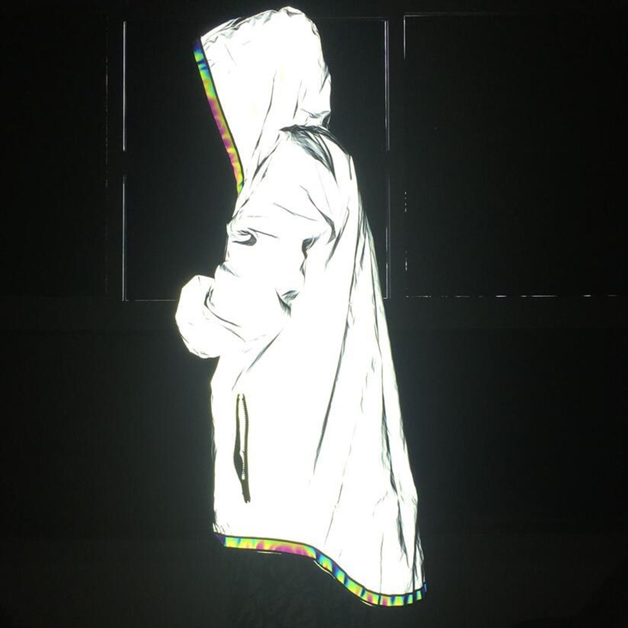 Buy Reflective Windbreaker Fall Winter Jacket Holographic Online in India 