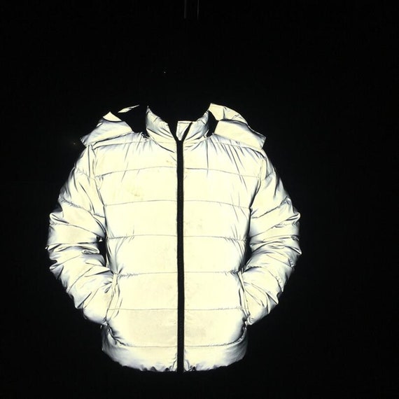 Chaqueta blanca holográfica chaqueta - Etsy España