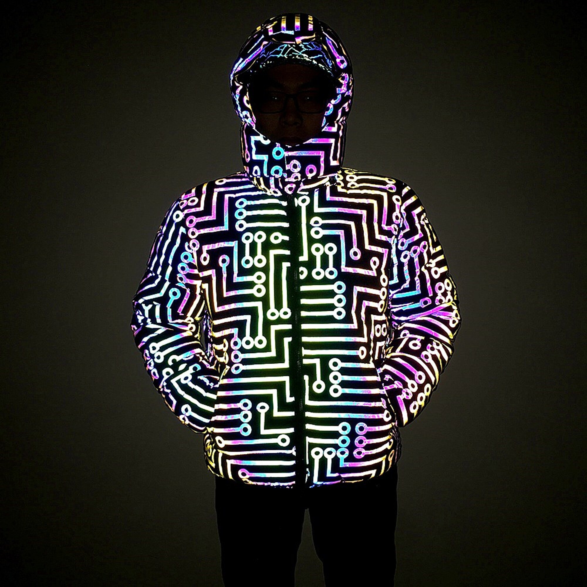 Cool reflective shop jacket
