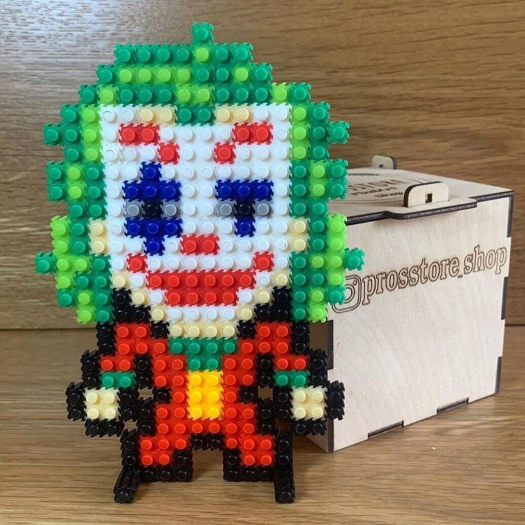 Download The Joker - Joker Pixel Art Minecraft - Full Size PNG