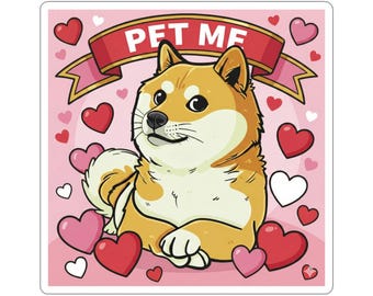 Valentine's Doge Sticker | Officially Licensed Product