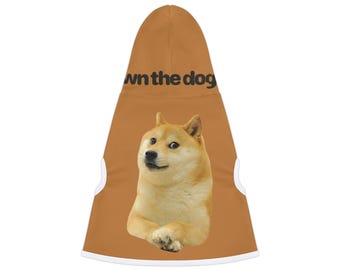 Tan Doge Pet Hoodie | Officially Licensed Product