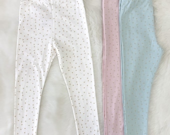 Toddler and Girl's Comfy Leggings | Sizes 18M-4T | Solid Colors & Patterns