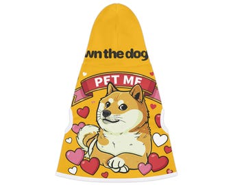 Yellow Doge Pet Hoodie | Officially Licensed Product