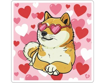 Valentine's Doge Sticker | Officially Licensed Product