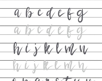 Calligraphy Tracing Etsy We will learn to use this tool with some basic calligraphy exercises, to clean and mold the shapes of our design through the tracing and. calligraphy tracing etsy