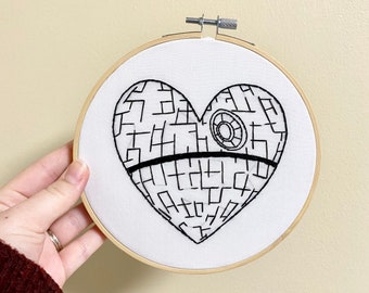 images Death Star Heart Svg death star heart etsy