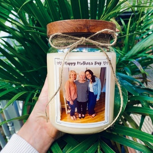 Personalized Photo Candles- Customize your own candle