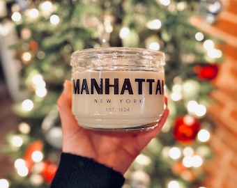 Manhattan, New York Candle