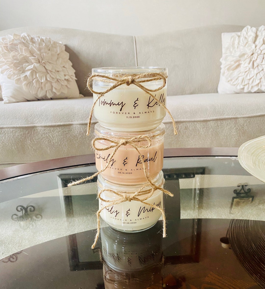 Personalized Candles Customize Your Own Candle Etsy