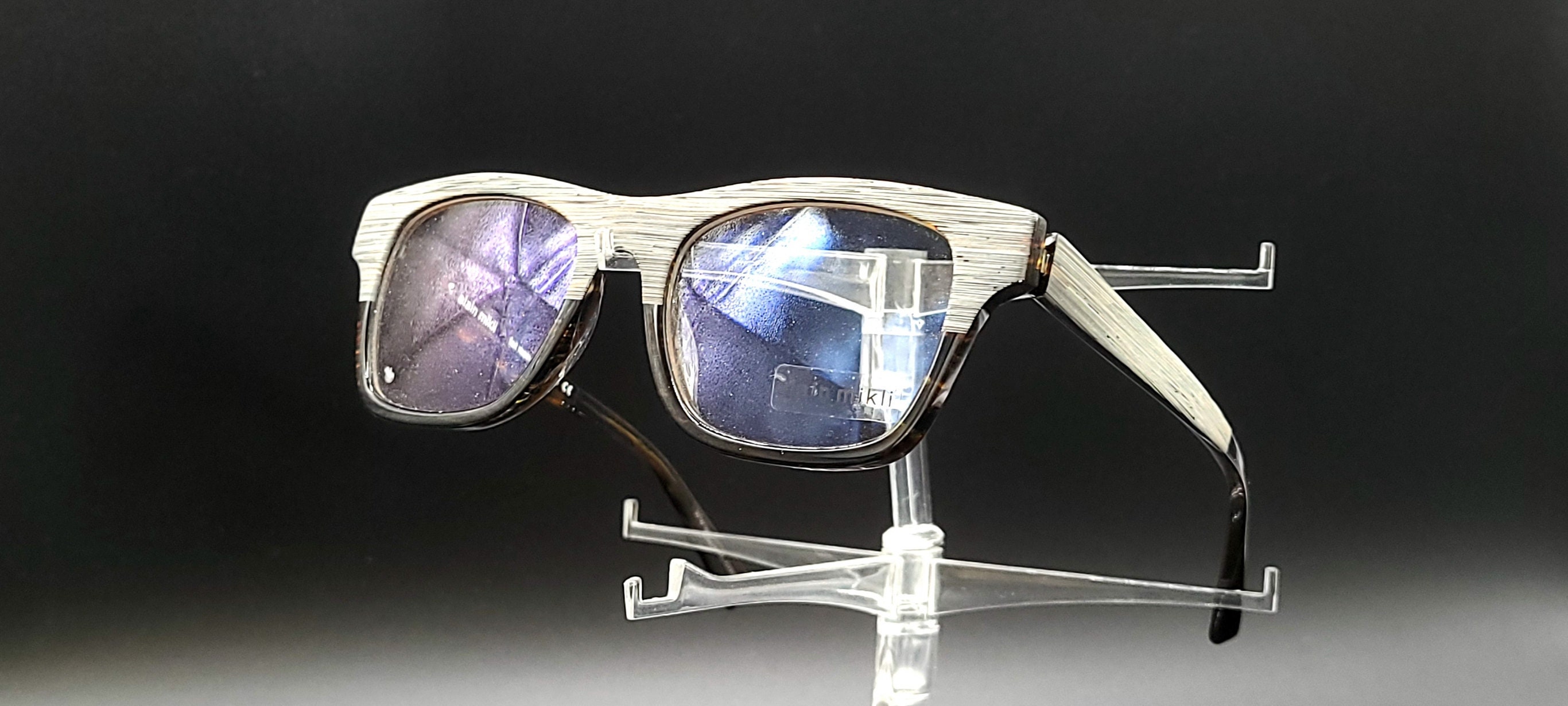 alain mikliＡ0638 11 New ALAIN MIKLI Gray Cat Eye Women's Eyeglasses Frame