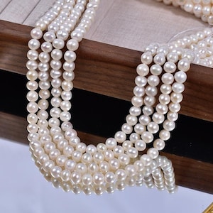 3A 3-12 mm natürliche Süßwasserkartoffelperlen, diy Schmuckherstellung, Naturperlen, handgemachter Schmuck, Perlenstränge, Perlengroßhandel Bild 9