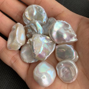 1pc 4A 15-20mm Loose Keshi Pearl, Raw Keshi Pearls, Cornflake Pearls, Freshwater Pearls, Handmade Jewelry Making, Diy Jewelry Making