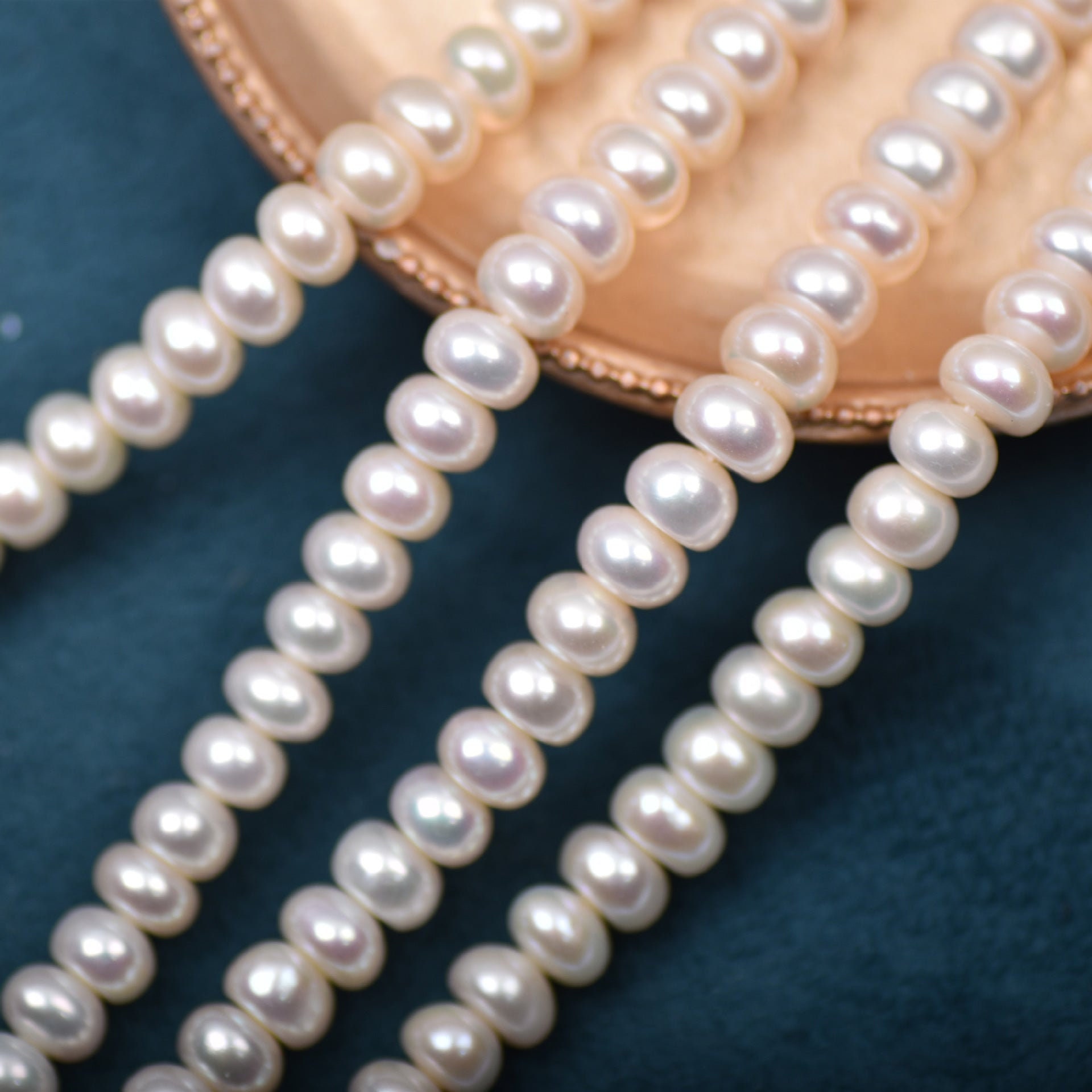 10m of 2.5mm Bead Pearl String (Ivory)