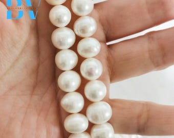 2A High Luster 3-12mm Round Freshwater Pearl Strand, Natural Pearls, DIY Jewelry Making, Wholesale Pearls