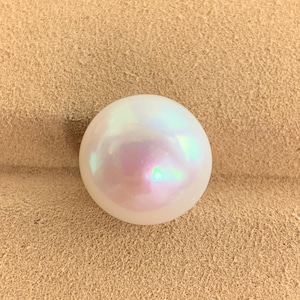 2A 12-13mm White Round Freshwater Pearl, Single Loose Pearl for Jewelry Making, Wholesale High-Quality Pearls for DIY Crafts