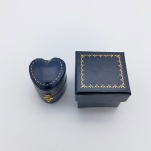 Scatola porta-anello a forma di cuore vintage fatta a mano, elegante scatola porta-anello per fidanzamento e matrimonio, foto della sposa, scatola porta-anello vintage immagine 4