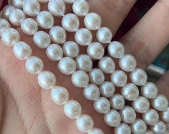 Collier Perles D'eau Douce Baroque – Culture Chapelet – 7-8mm – BR024B
