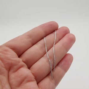 50% OFF3 Pair of Earring Threads 14k Silver Plated, 8.5cm Length, Jewelry Supply, Wholesale Jewelry